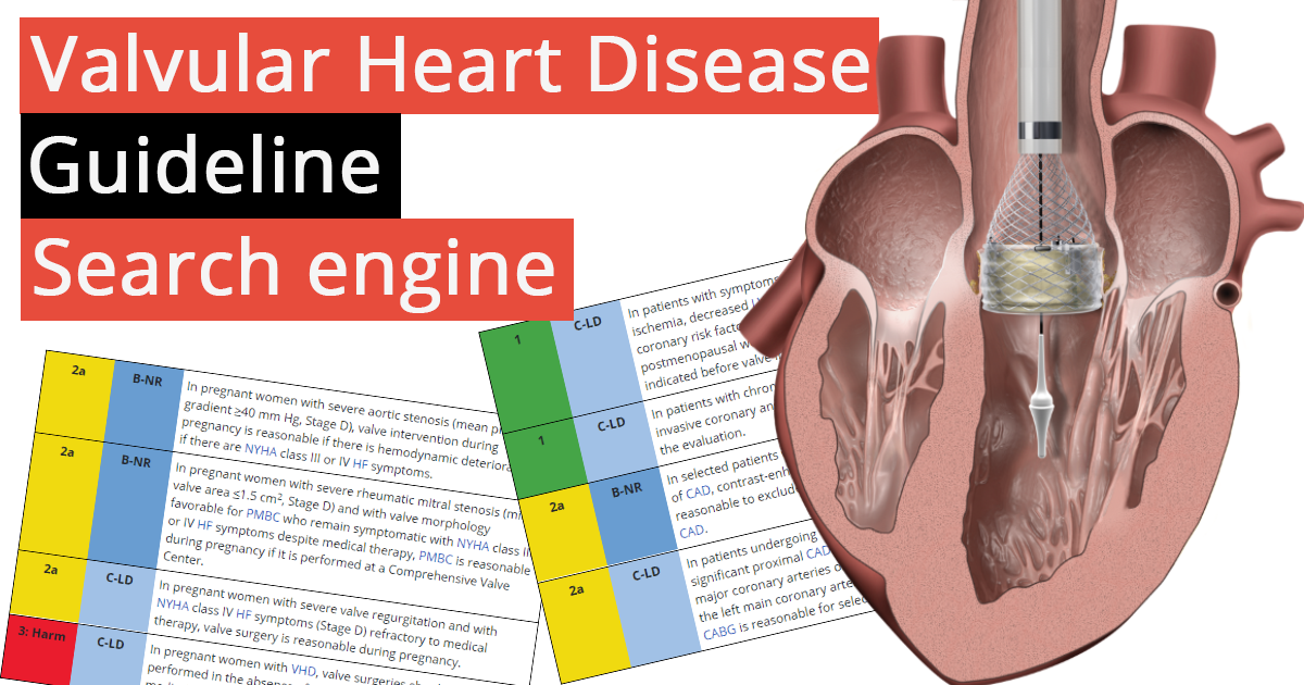 Valvular Heart Disease (Guidelines 2020) - TECHmED